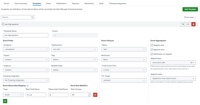 Template Manager UI